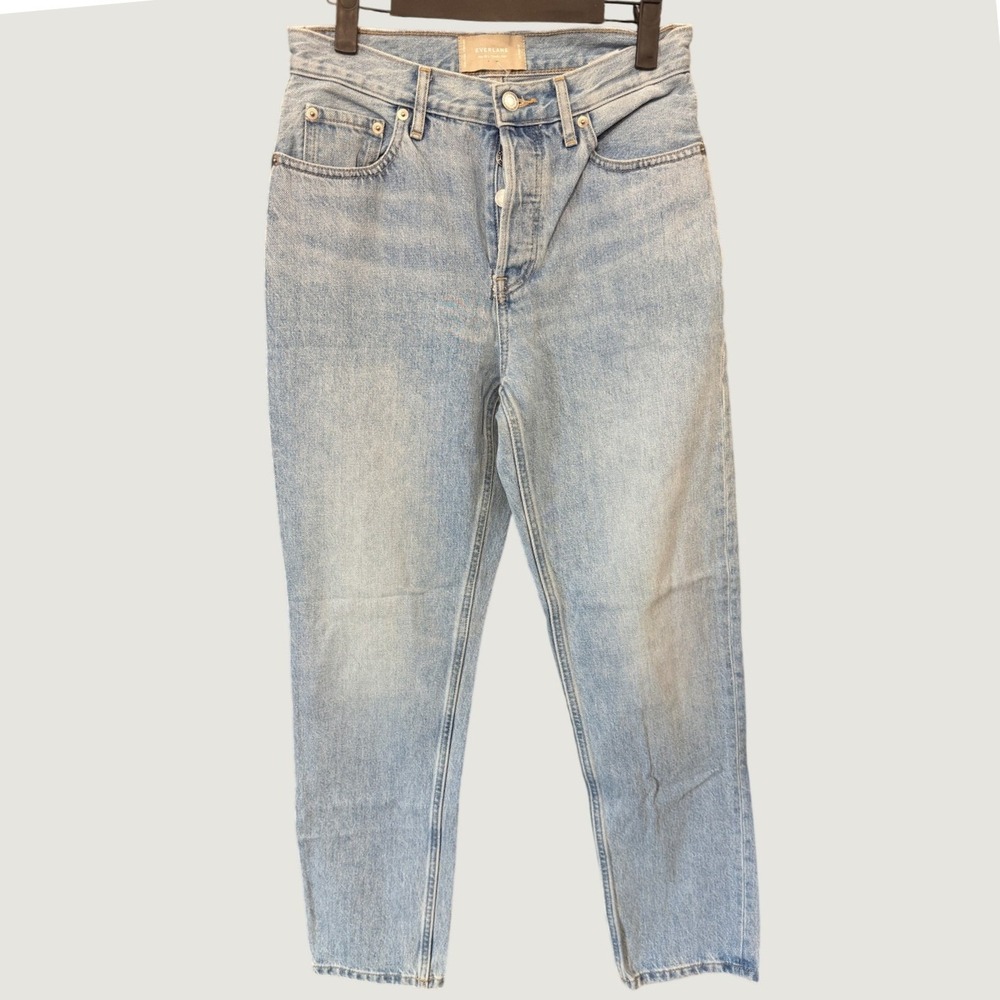 Everlane 90's Cheeky Jean Women 26 Regular Light Blue High Rise Straight Leg